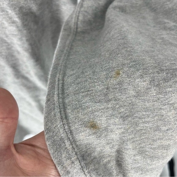 Polo Ralph Lauren Shirt Adult Small Grey White Rugby Custom Fit Padded Collared - Picture 6 of 12